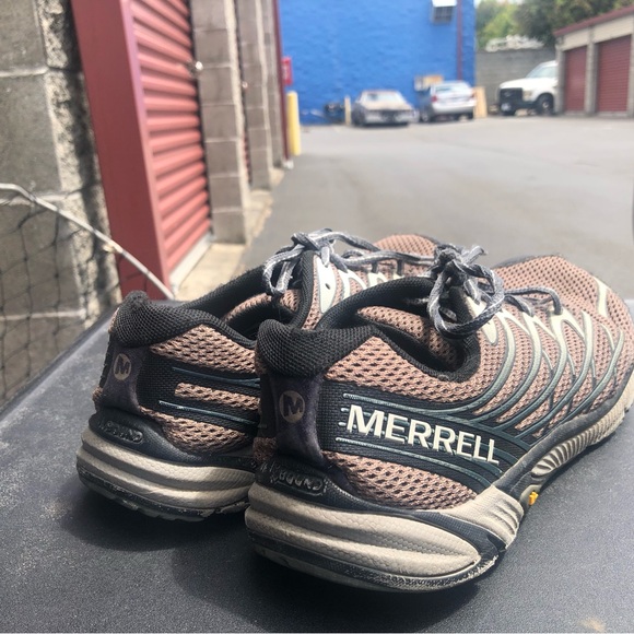 Merrell Mens Bare Access 4 Trail Running Shoes Gray J03925 Lace Up Shoes Sz 10 - Picture 7 of 12